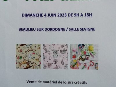 Braderie : Puces Créatives, Corrèze